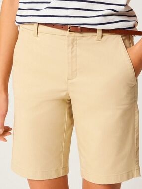 J. Crew Chino 100%Cotton City Fit 12" Bermuda Shorts Women's 12/Large